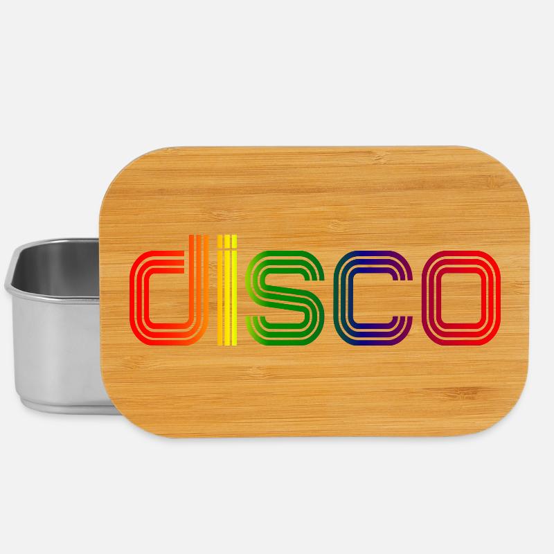 Disco Spectrum Neon Retro - Lunch Box - Silber