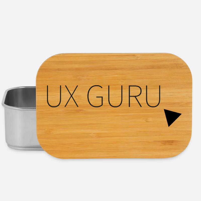 UX Guru - Lunch Box - Silber