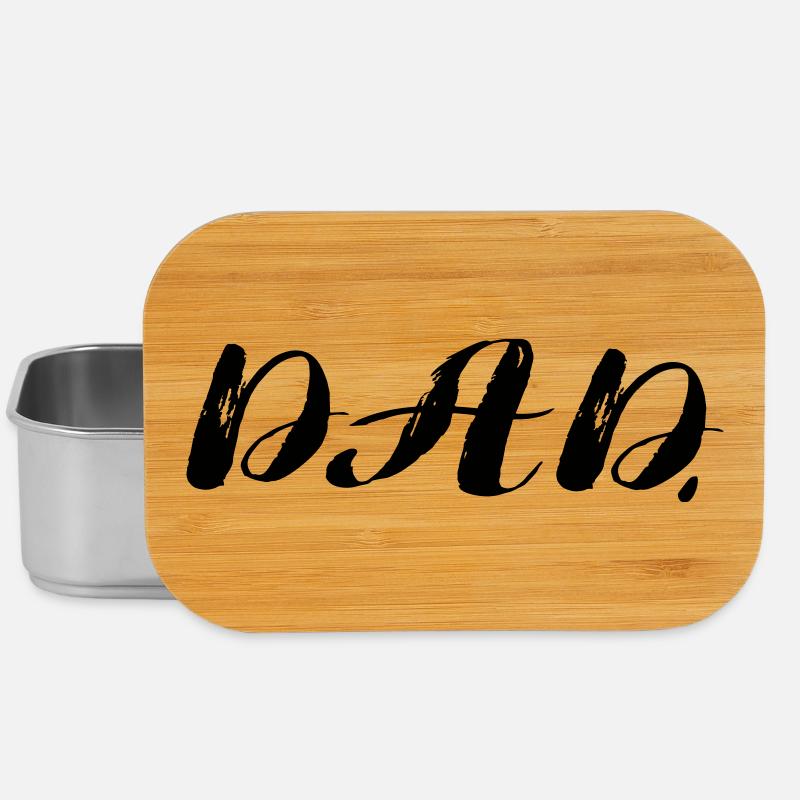 Dad Vatertag Papa - Lunch Box - Silber