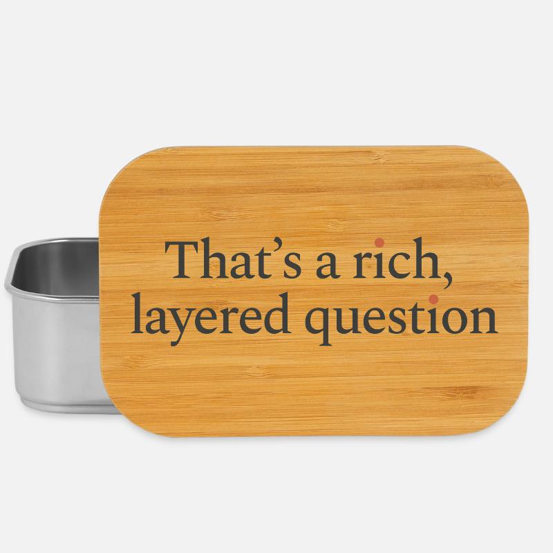 That is a rich, layered question - Lunch Box - Silber