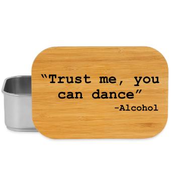 Trust me you can dance - Alcohol - Lunch Box - silver - Front