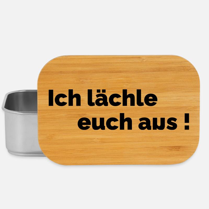 Ich laechle euch aus - Lunch Box - Silber