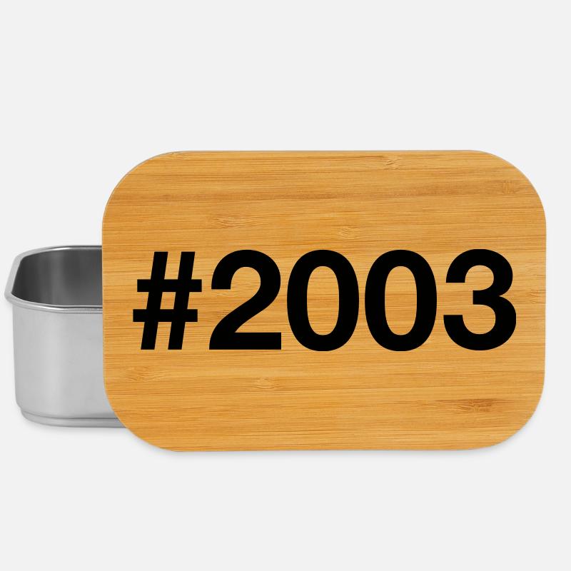 2003 Né à 23 ans 23 ans - Boîte à goûter - argent