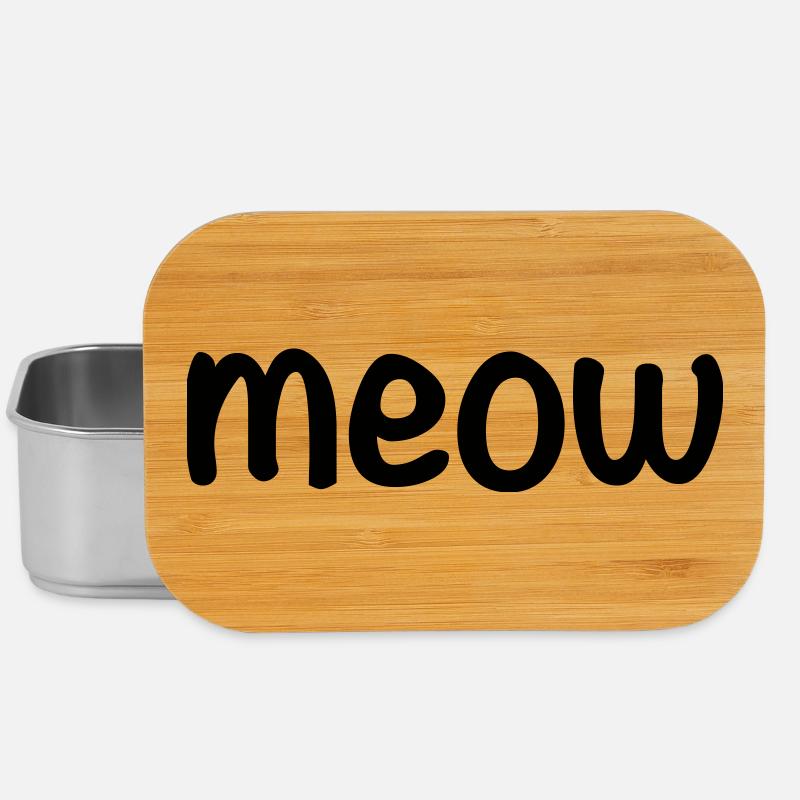 Miau - Lunch Box - Silber