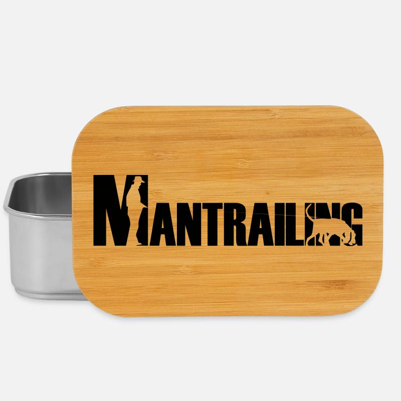 Mantrailing Bloodhound - Lunch Box - Silber