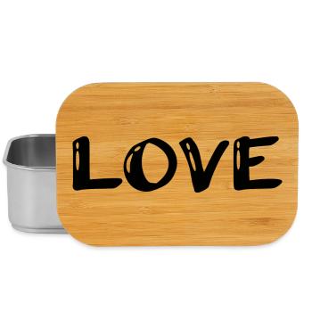 HERZ. PAAR. ICH HABE GERADE GEHEIRATET. Junggesellinnenabschied. VALENTINSTAG. - Lunch Box - Silber - Vorne