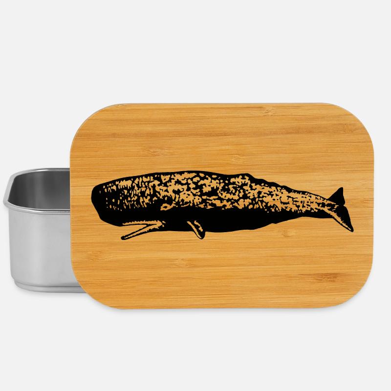 Pottwal - Lunch Box - Silber
