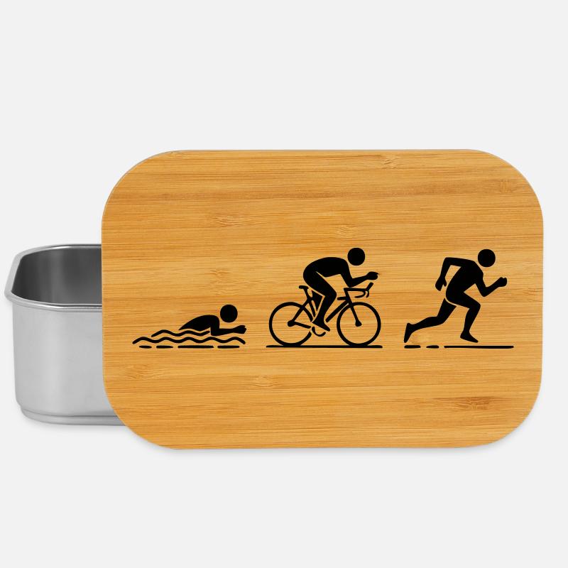 Triathlon - Boîte à goûter - argent
