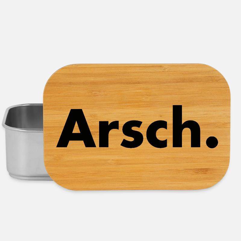 Arsch. - Lunch Box - Silber