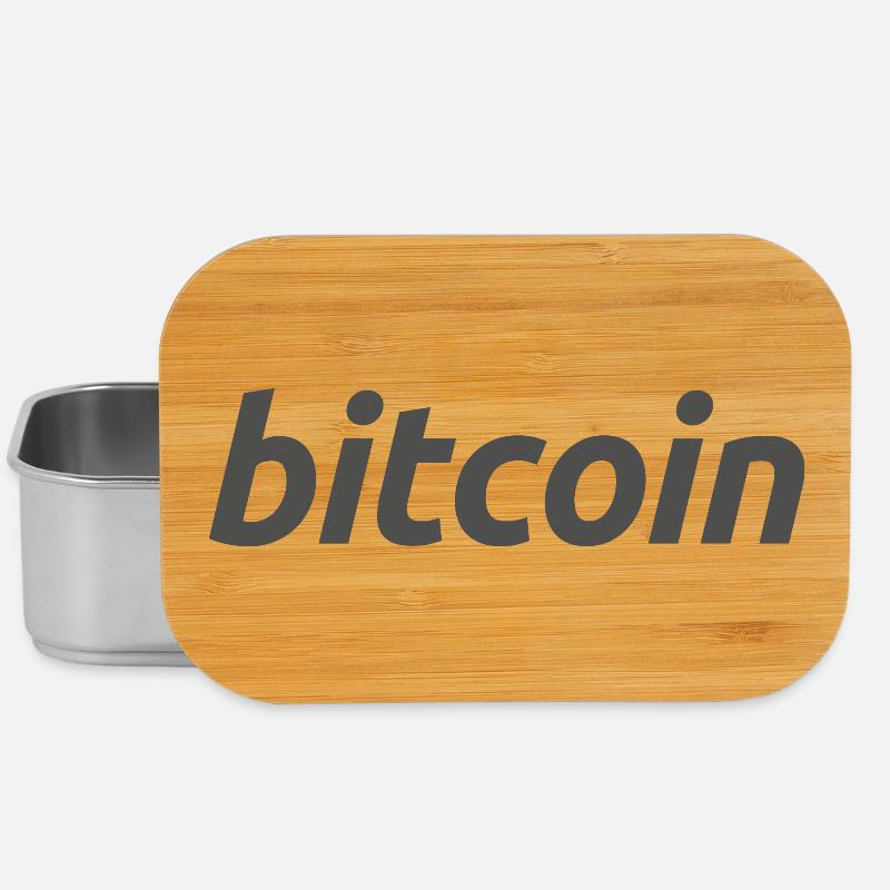 Bitcoin Logo - Lunch Box - silver