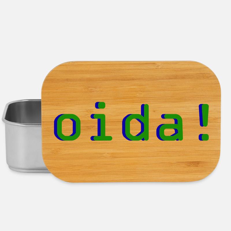 oida! - Lunch Box - Silber