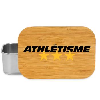 Athlétisme - Boîte à goûter - argent - Devant
