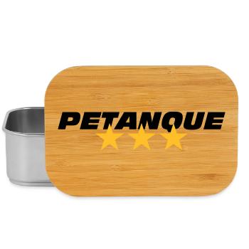 Petanque - Lunch Box - silver - Front
