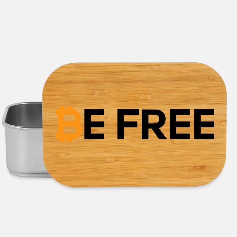 Bitcoin Be Free - Lunch Box - Silber