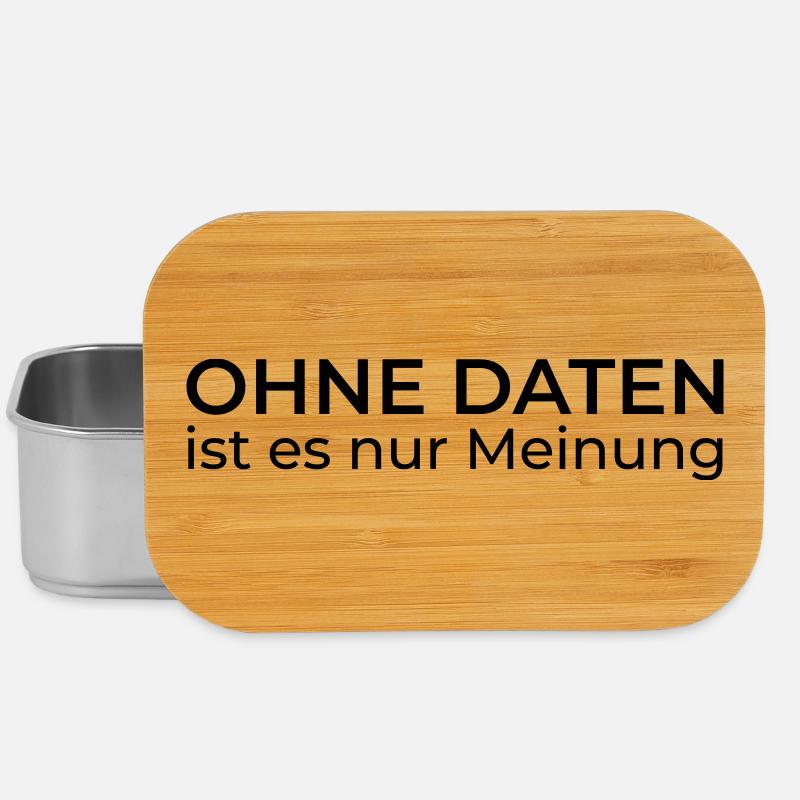 Ohne Daten nur Meinung – Data & Engineering - Lunch Box - Silber