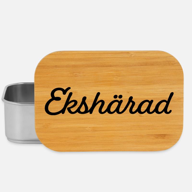 Ekshärad schwarz - Lunch Box - Silber