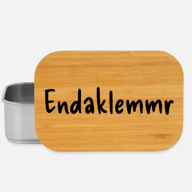 Endaklemmr - Lunch Box - Silber
