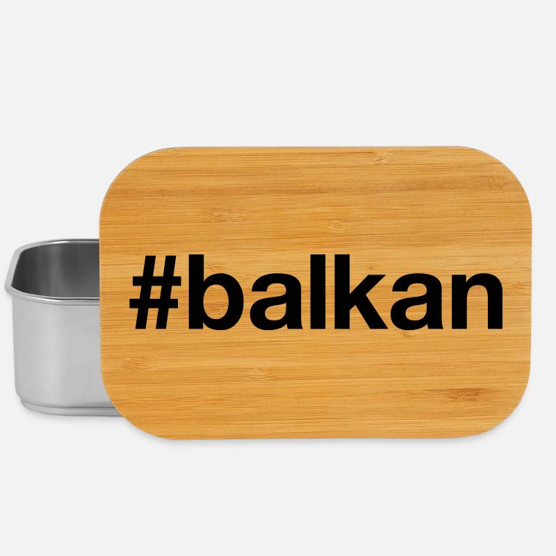 BALKAN Hashtag - Lunch Box - Silber