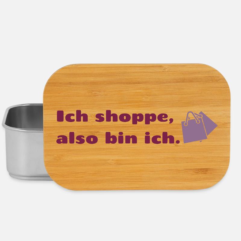 Ich shoppe also bin ich. - Lunch Box - Silber