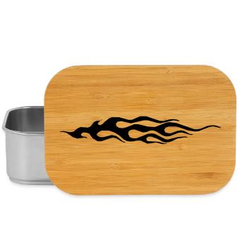 Flame - Lunch Box - silver - Front