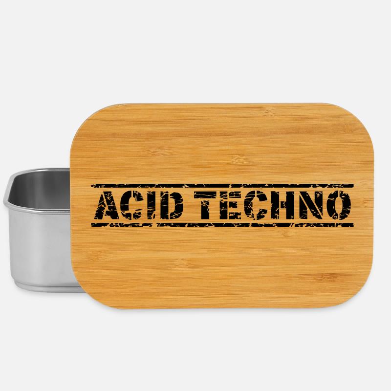 Techno acide - Boîte à goûter - argent