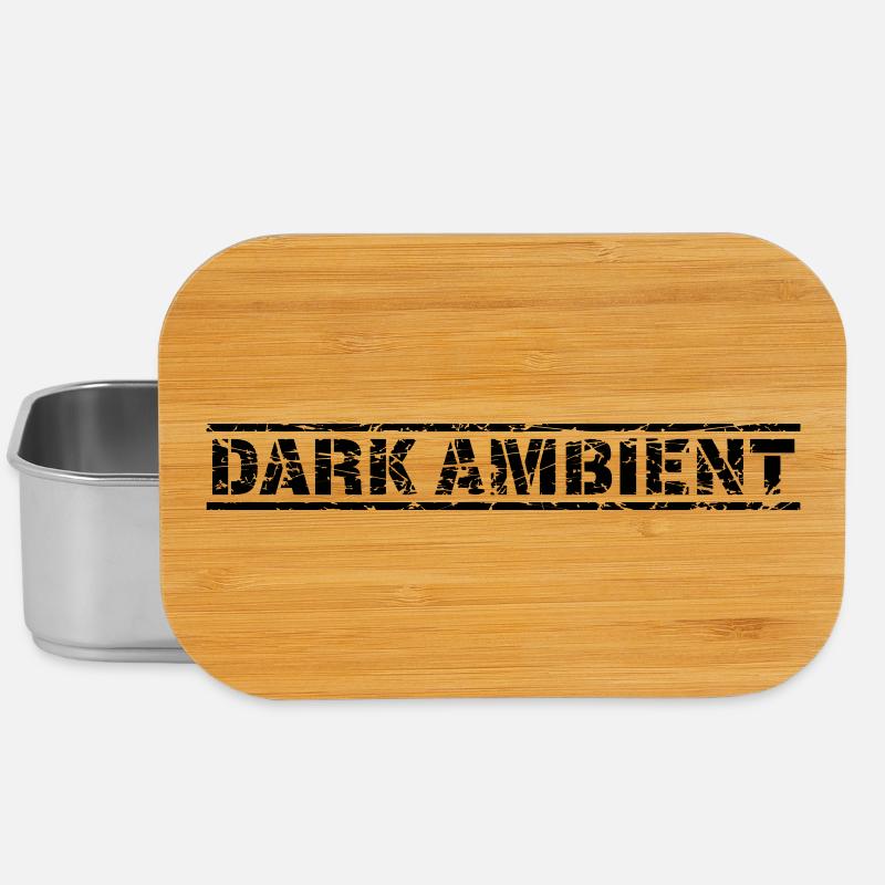 Dark Ambient - Lunch Box - Silber