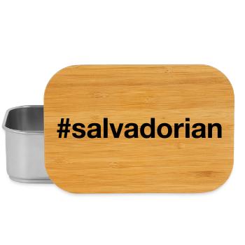 EL SALVADOR Hashtag salvadorian - Lunch Box - silver - Front