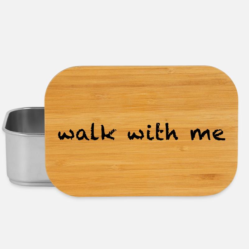 walk with me - Lunch Box - Silber