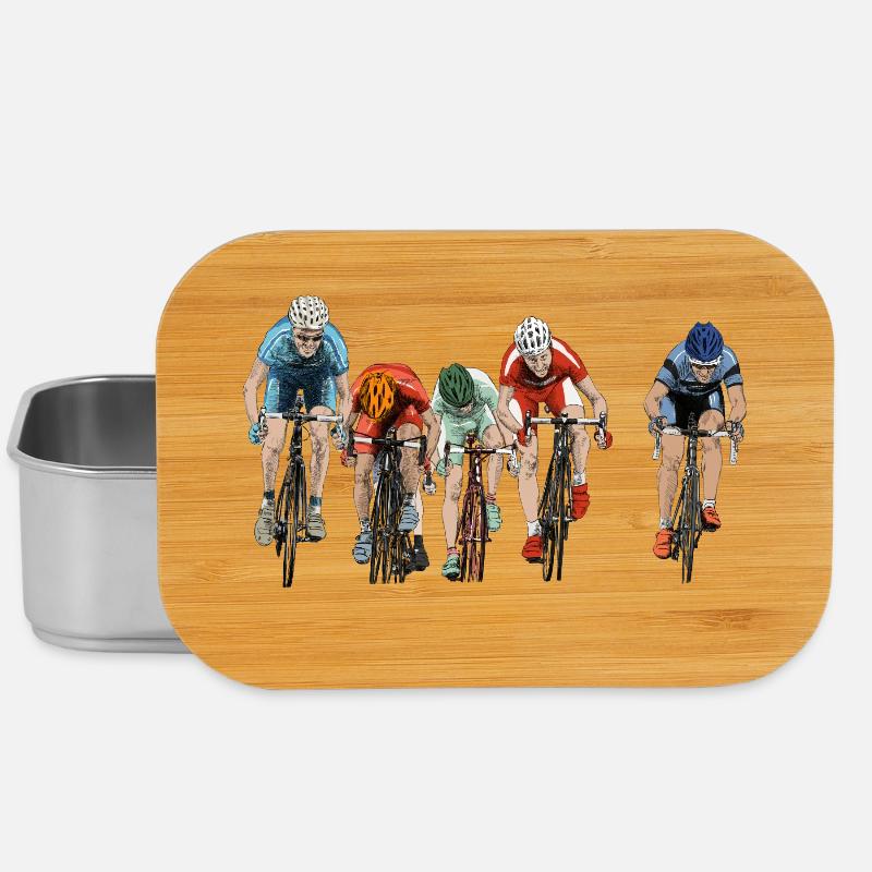 cycling - Lunch Box - silver