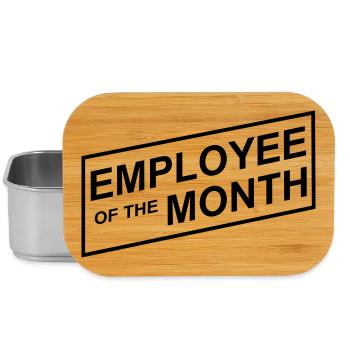 Employé du mois - Boîte à goûter - argent - Devant