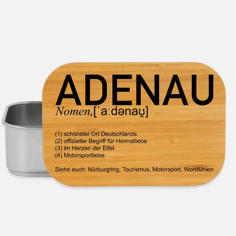 Adenau [Meaning] - Lunch Box - silver