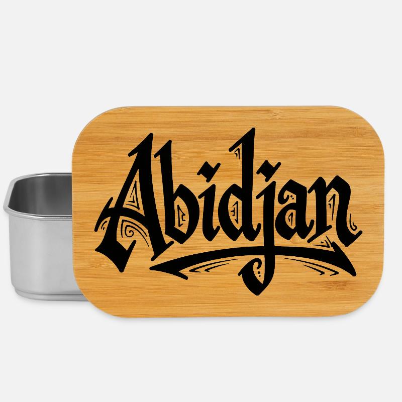 Abidjan - Lunch Box - Silber