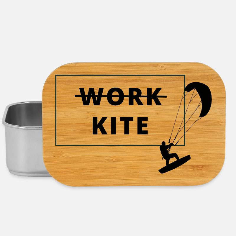 Kitesurf, pas de travail - kite - Boîte à goûter - argent