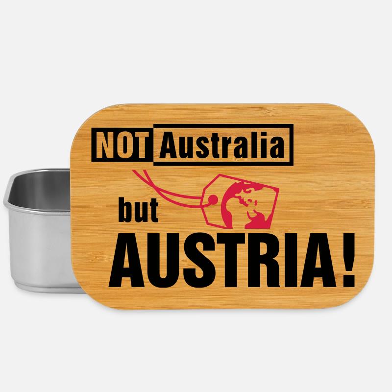 Not Australia but Austria - Lunch Box - silver