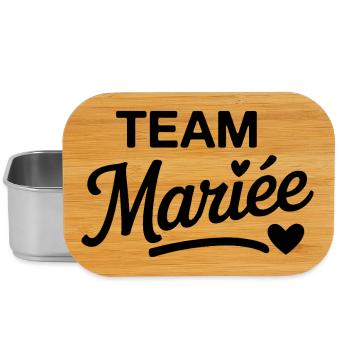 Team Braut gestaltet eleganten Junggesellenabschied - Lunch Box - Silber - Vorne