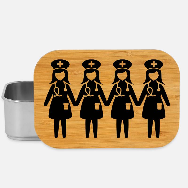 Krankenschwester Team - Lunch Box - Silber