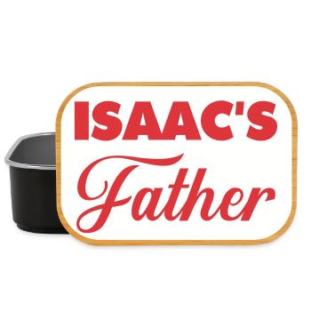 Feierliches Design für Isaacs Vater - Lunch Box - Schwarz - Vorne