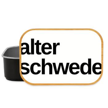 Alter Schwede Fun Design - Lunch Box - Schwarz - Vorne