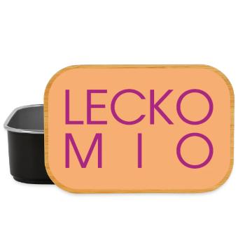 Lecko Mio  - Lunch Box - Schwarz - Vorne