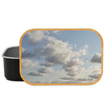 Himmelsweiche Wolken - Lunch Box - Schwarz - Vorne