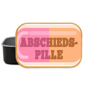 ABSCHIEDSPILLE ABSCHIED - Lunch Box - Schwarz - Vorne