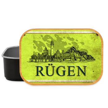 Rügen vintage sign - Lunch Box - black - Front