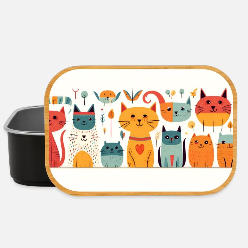 Original Katzen - Lunch Box - Schwarz