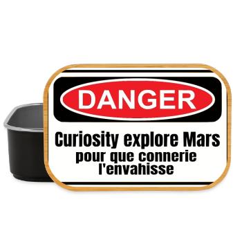 Colonization of Mars - Lunch Box - black - Front