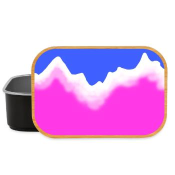 Berge  - Lunch Box - Schwarz - Vorne