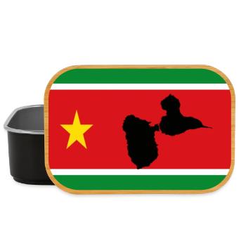 DRAPEAU GUADELOUPE - Boîte à goûter - noir - Devant