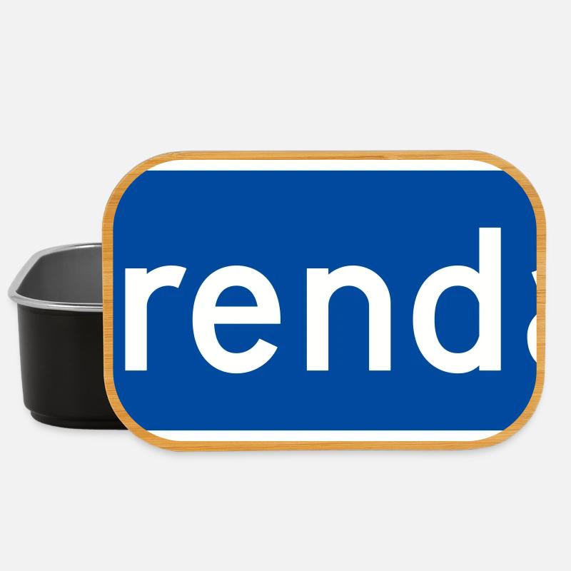 Arendal - Lunch Box - black