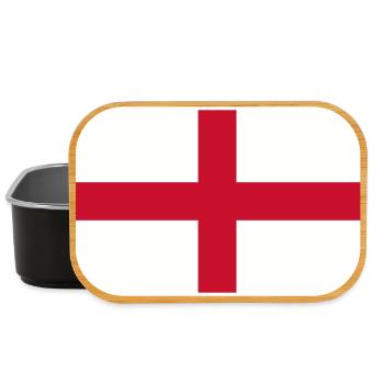 England Flag Classic Frame - Lunch Box - Schwarz - Vorne