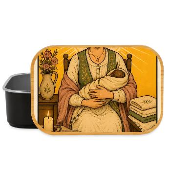 Sage-femme | Tarot Naissance Bébé - Boîte à goûter - noir - Devant