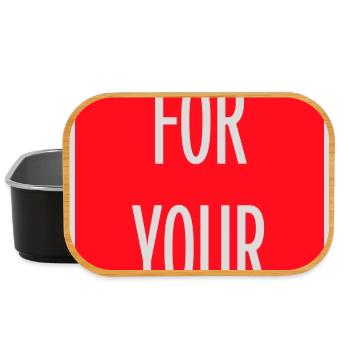 Do It For Yourself Inspirierend Selbstliebe Zitat - Lunch Box - Schwarz - Vorne
